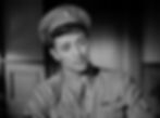 Robert Mitchum stars as a Sargent in a scene from the classic 1947 Hollywood film noir crime film about anti-Semitism "Crossfire"