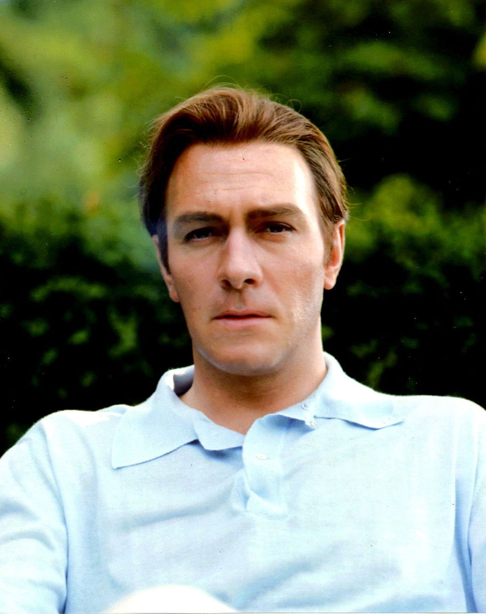 Color portrait of young actor, movie star Christopher Plummer