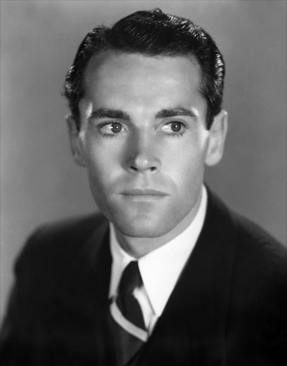 Very young portrait photo of Broadway and Hollywood film actor and movie star Henry Fonda
