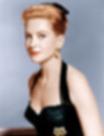 Scottish Actress Hollywood movie star Deborah Kerr color portrait photo
