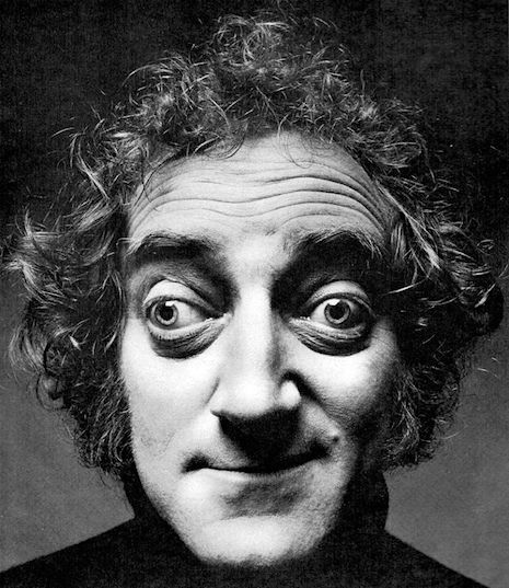 British comedian actor Hollywood movie star writer director bulging eyes portrait of Marty Feldman