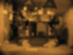 High chairs and distorted rooms and furniture in the classic German Expressionist Silent movie horror film "The Cabinet of Dr. Caligari"