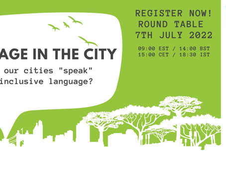 WUC PArtner Event: Language in the City: How can our Cities "Speak" a more Inclusive Language?