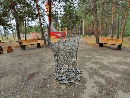 Новая зона отдыха и арт-объект в Парке культуры и отдыха