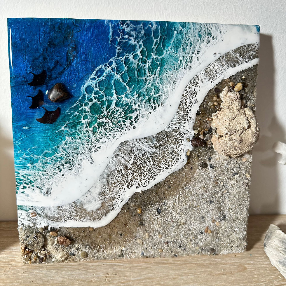 Thumbnail: Manta Ray 3d Ocean Wall Mural 