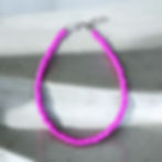 Thumbnail: Hot Pink Seed Bead Anklet - Any Size
