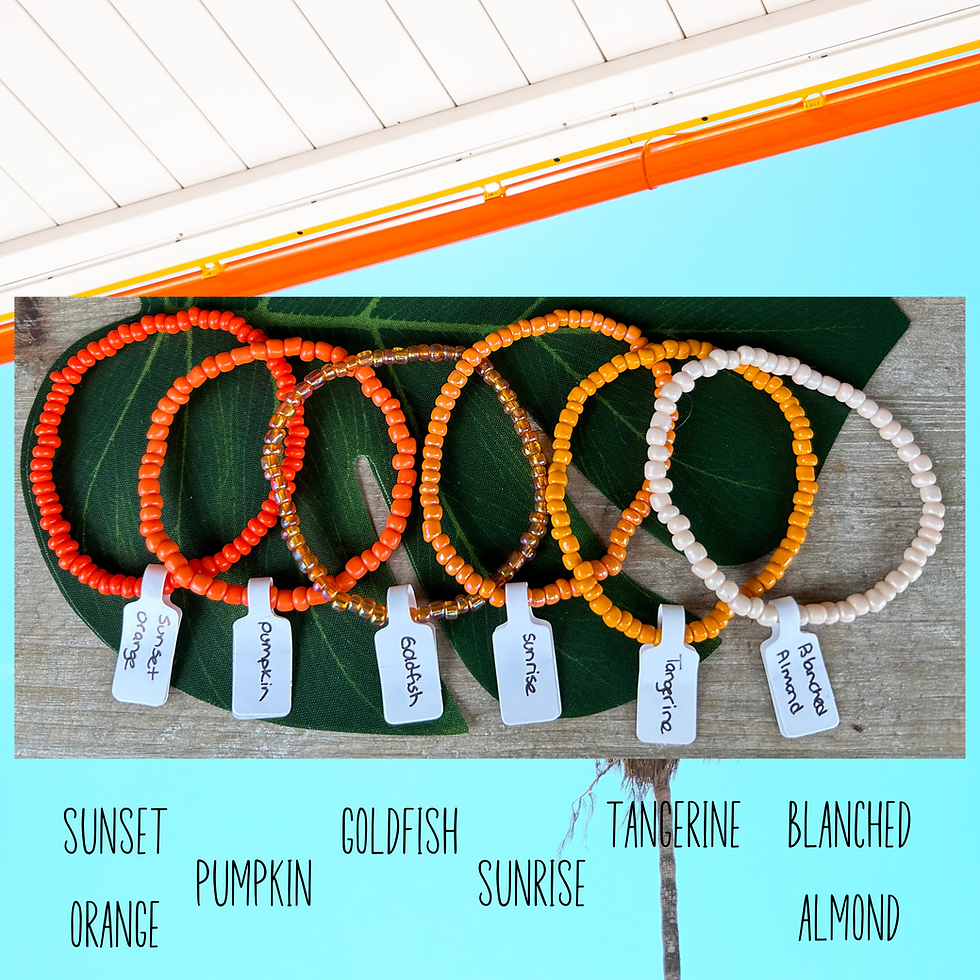Thumbnail: Glass Seed Bead Stretch Bracelet Stack - Choose 3
