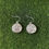 Thumbnail: Sand Dollar Silver Earrings - Nickel Free