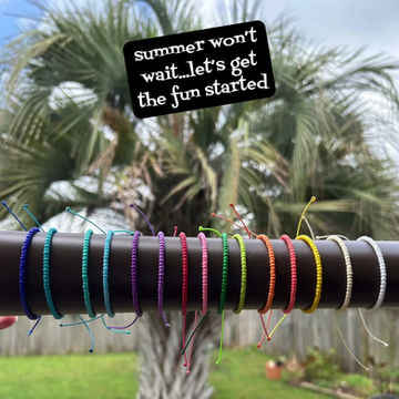 Thumbnail: Choose 2 - Colorful Seed Bead Adjustable Bracelets