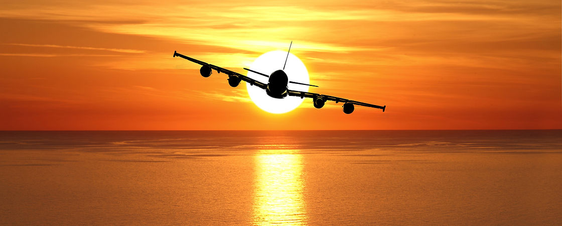 bigstock-Beautiful-sunset-with-airplane-