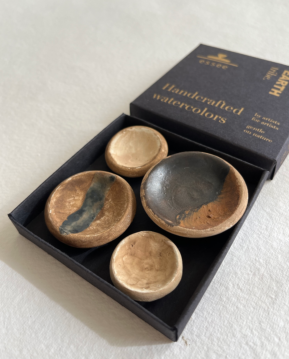 Thumbnail: 4 large brush bowls filled
