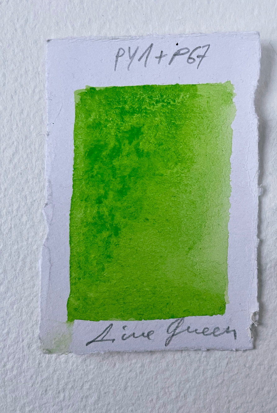 Thumbnail: 7 Costa Azzurra / Stoneware palette filled with natural honey watercolors