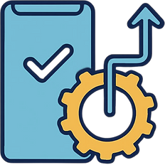 Icône action - Outils concrets applicables immédiatement