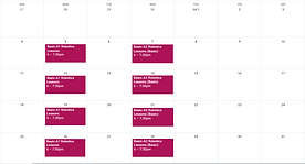 Schedule for Basic Classes