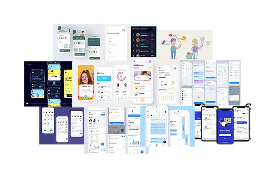 Moodboard for application design