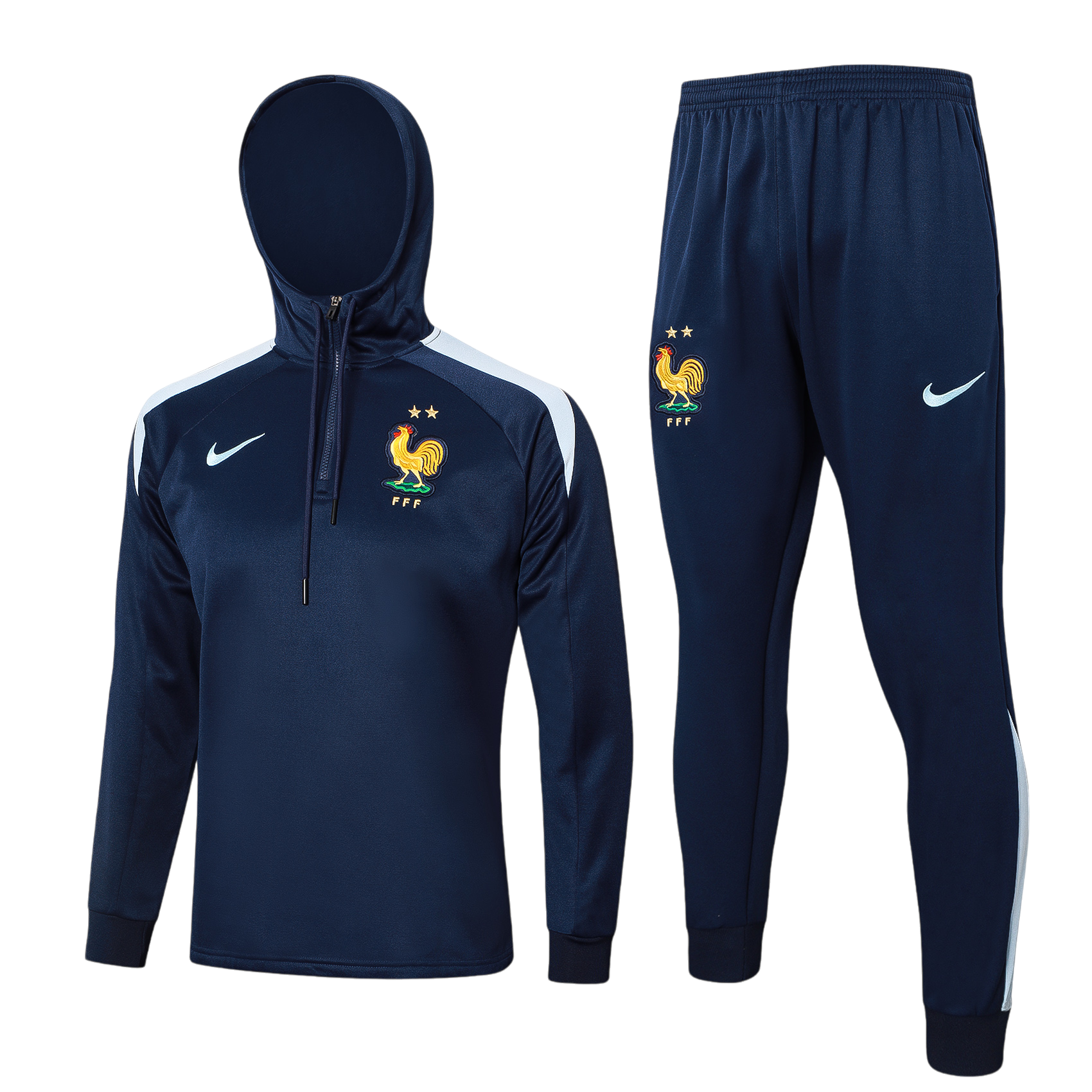 FRANCE NAVY HOODIE SUIT