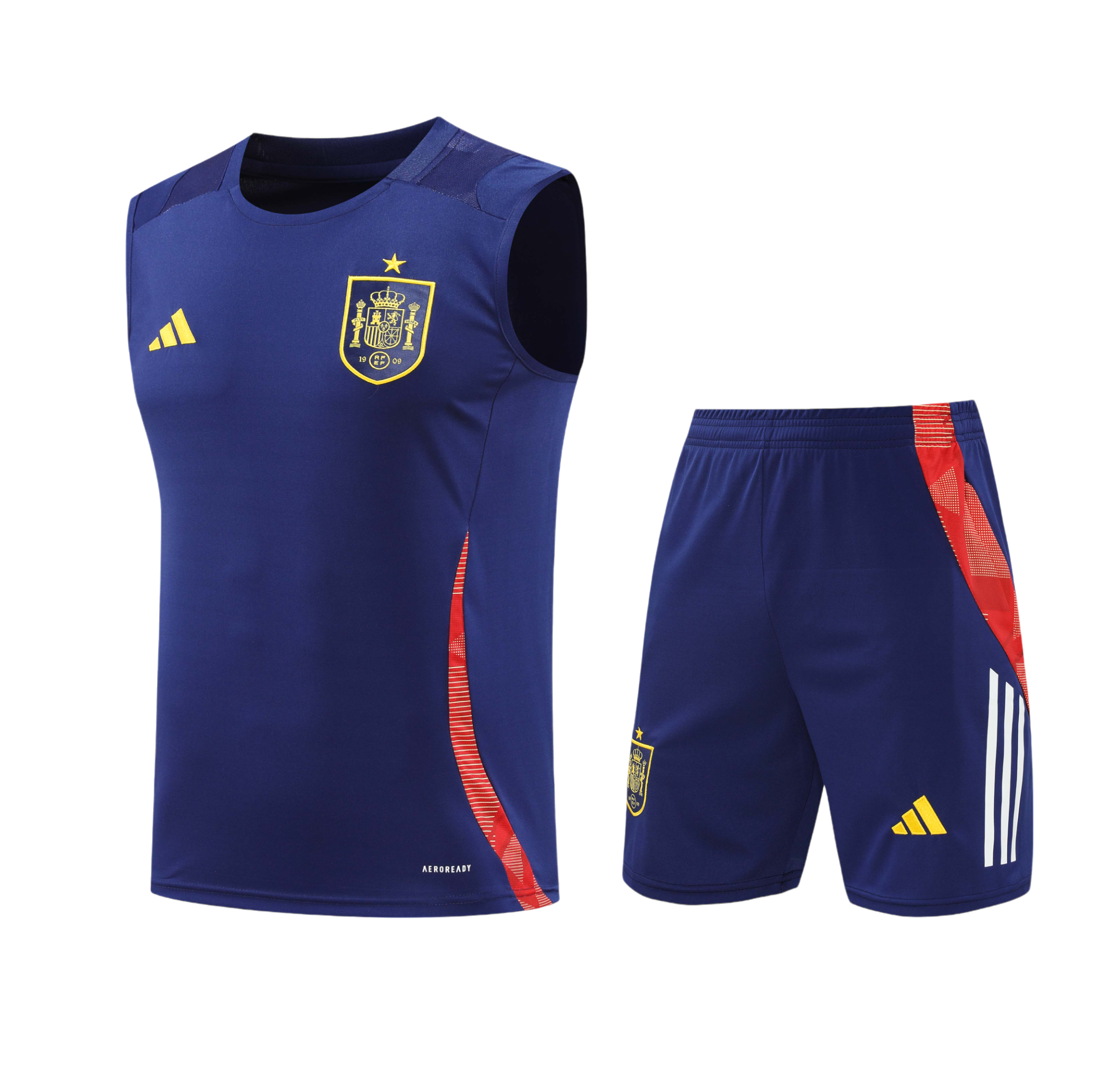 SPAIN NAVY SLEEVELESS TRAINING SUIT