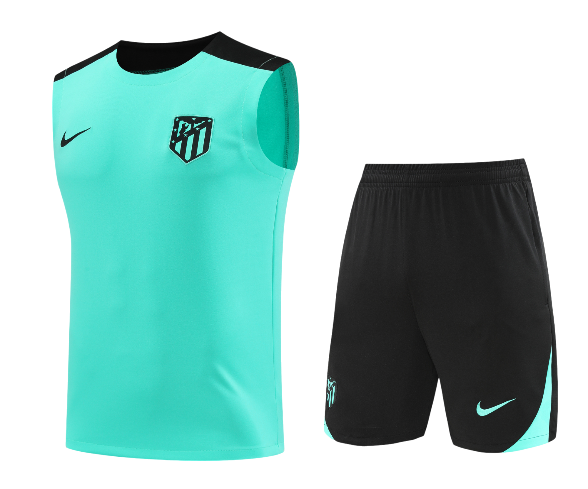 ATHLETICO MADRID TURQUOISE SLEEVELESS TRAINING SUIT