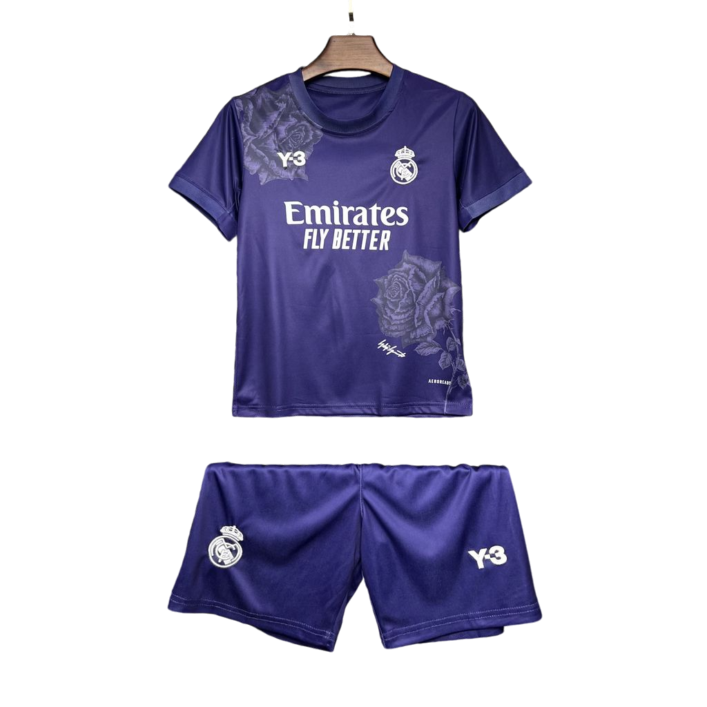 REAL MADRID PURPLE Y3 KIDS KIT