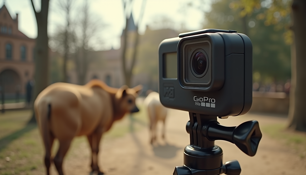 Testování GoPro Mission 1 v pražské zoologické zahradě a jeho výkon za různých světelných podmínek