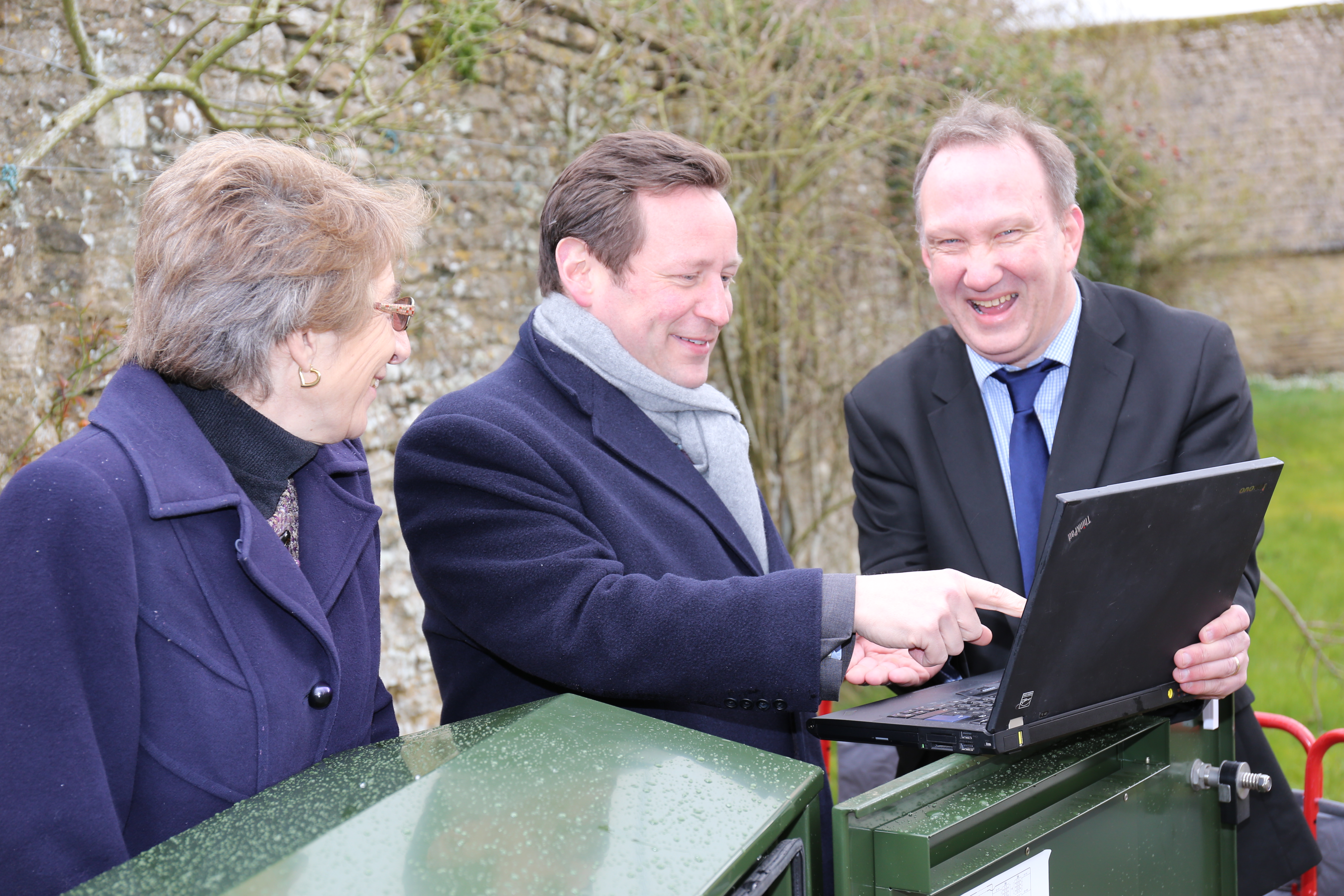 Ed Vaizey with BT