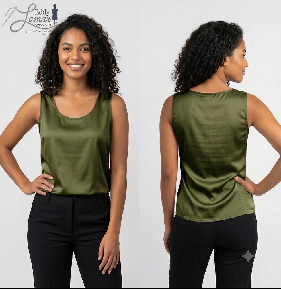 Thumbnail: BLUSA BÁSICA SATINADA - COLECCIÓN TRIO