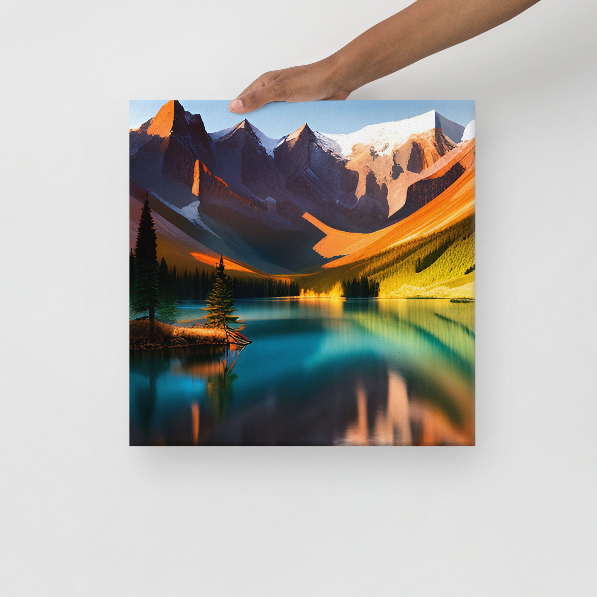 Harmony in Blue Canvas - Nature's Serenade Collection