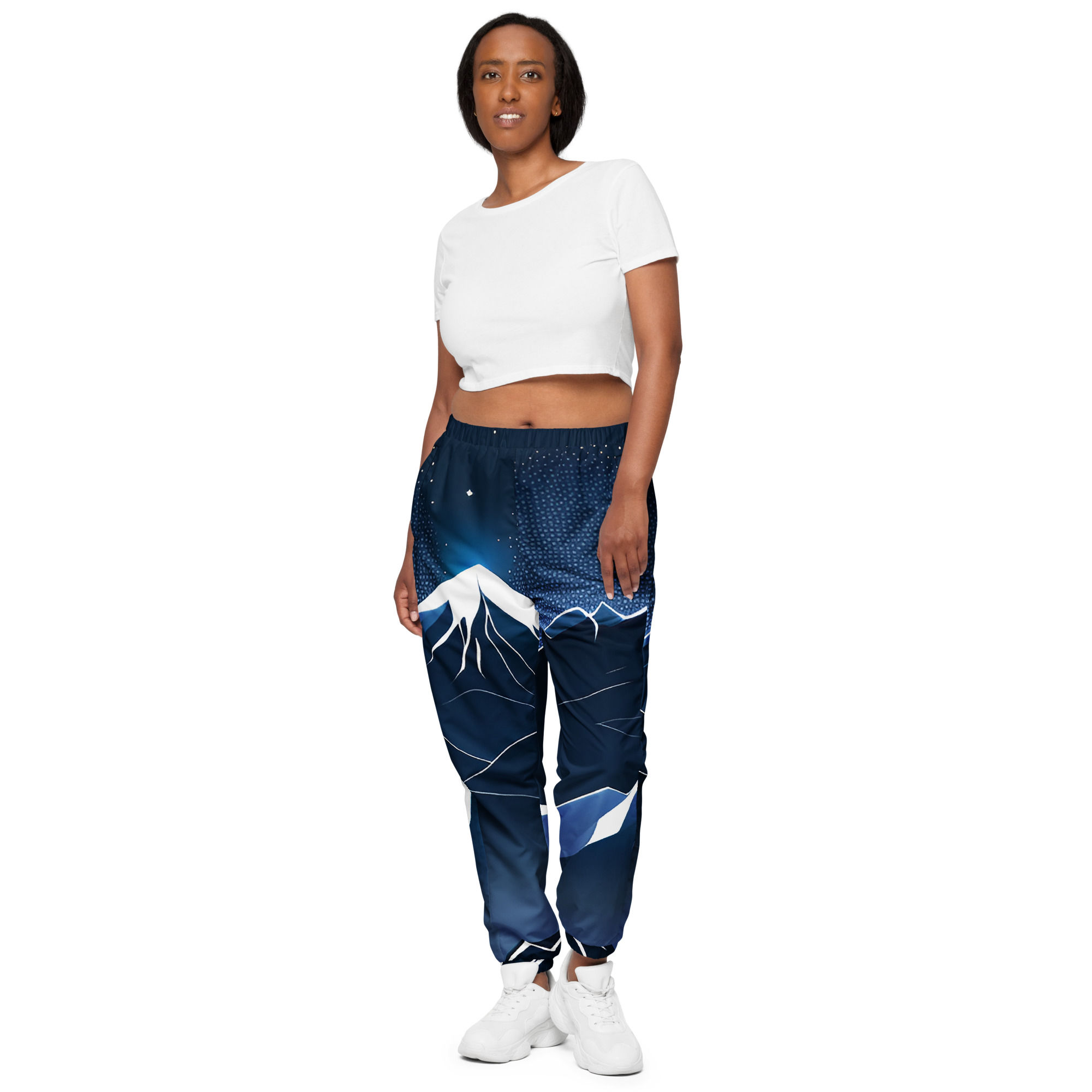 Celestial Currents Gender Neutral track pants - Eco-Embrace Collection