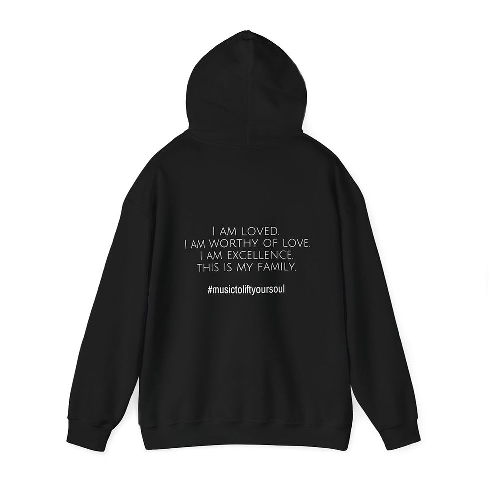 Thumbnail: Unisex Heavy Blend™ Hooded Sweatshirt | Lifted! Original Logo with Affirmation