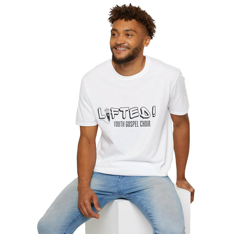 Miniatura: Unisex Softstyle T-Shirt - White | Lifted! Original Logo