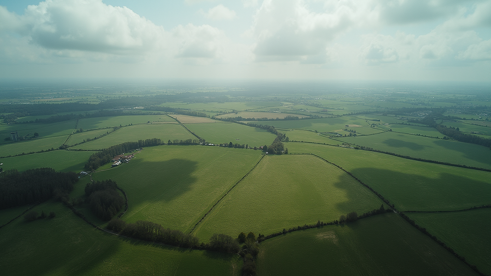 Vue aérienne d’un territoire français avec des données cartographiques superposées