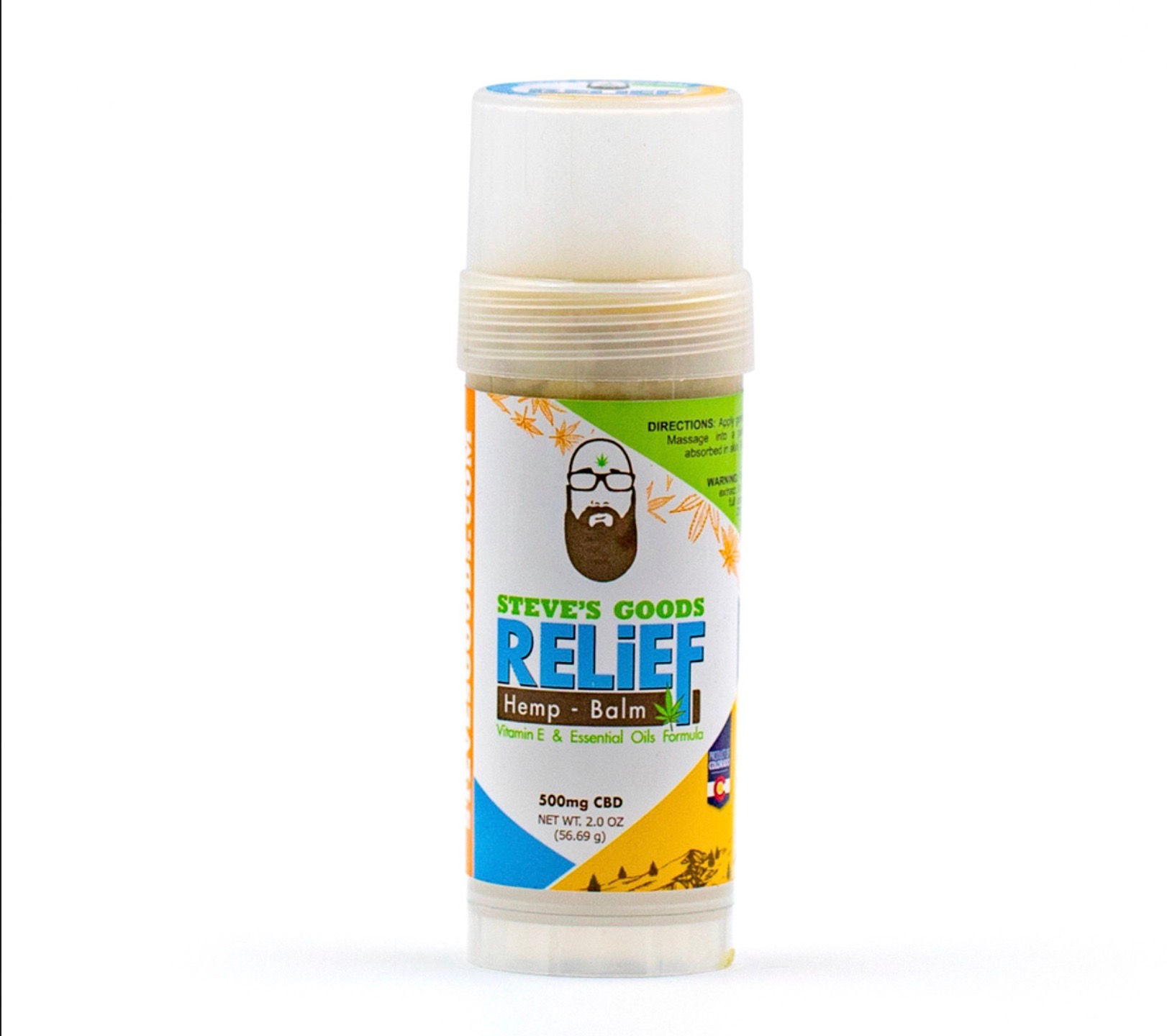 CBD roll-on relief balm from Little Hemp House – portable hemp balm for on-the-go use