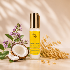 Forever Young Active Renewal Oil with Bakuchiol – parfümfreies Gesichtsöl mit Bakuchiol, Cacayöl, Kalahari-Melonenkernöl, Sanddornöl und Haferkernöl für die tägliche Gesichtspflege.