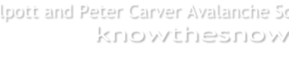 KnowtheSnowFund.org Joe Philpott and Peter Carver Avalanche Scholarship