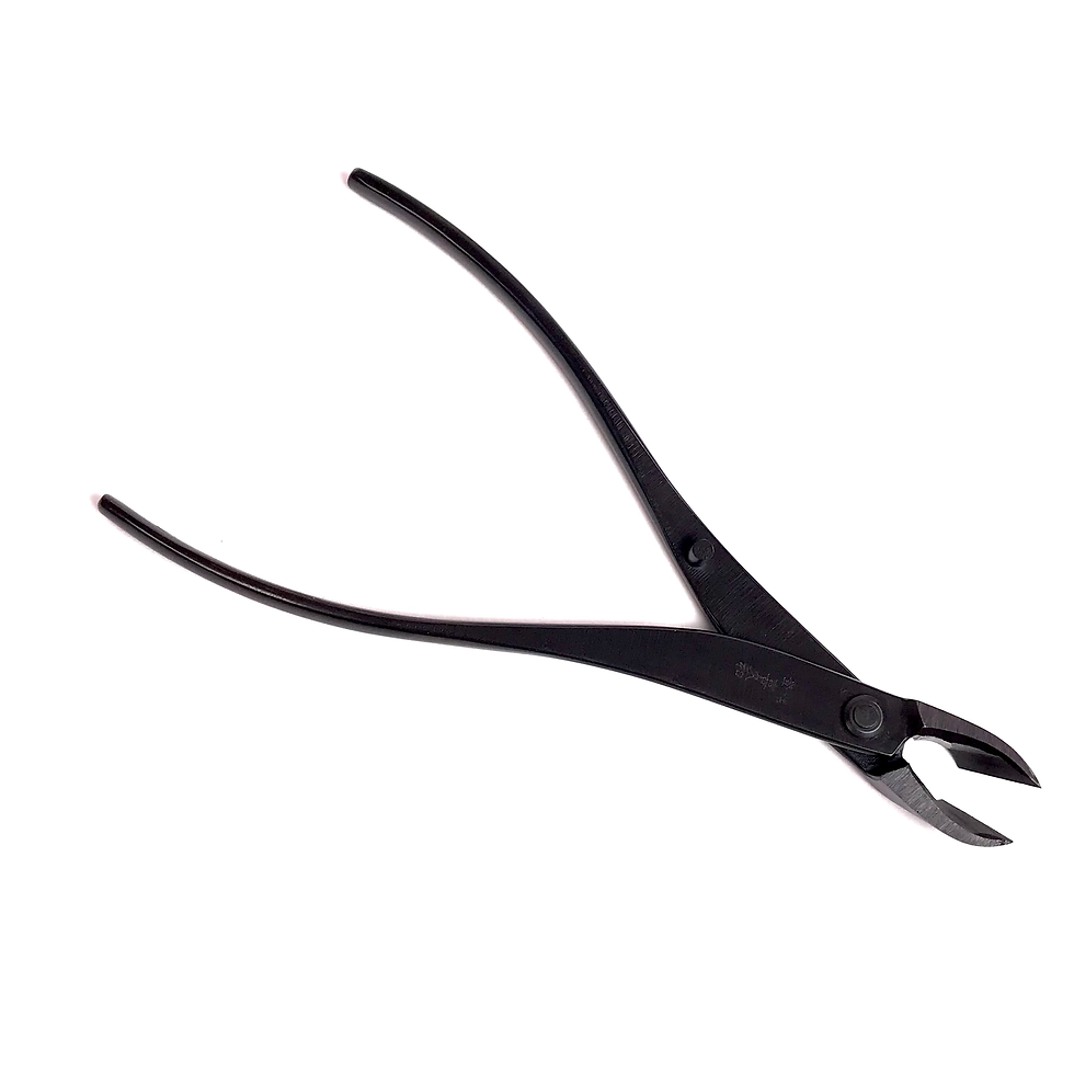 Miniature : PINCE CONCAVE EFFILÉ  180 mm Japonaise en Acier Carbone KIKUWA