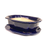 Miniature : 19 x 15 x 6 cm Bleu Céramique artisanale unique Soucoupe incluse