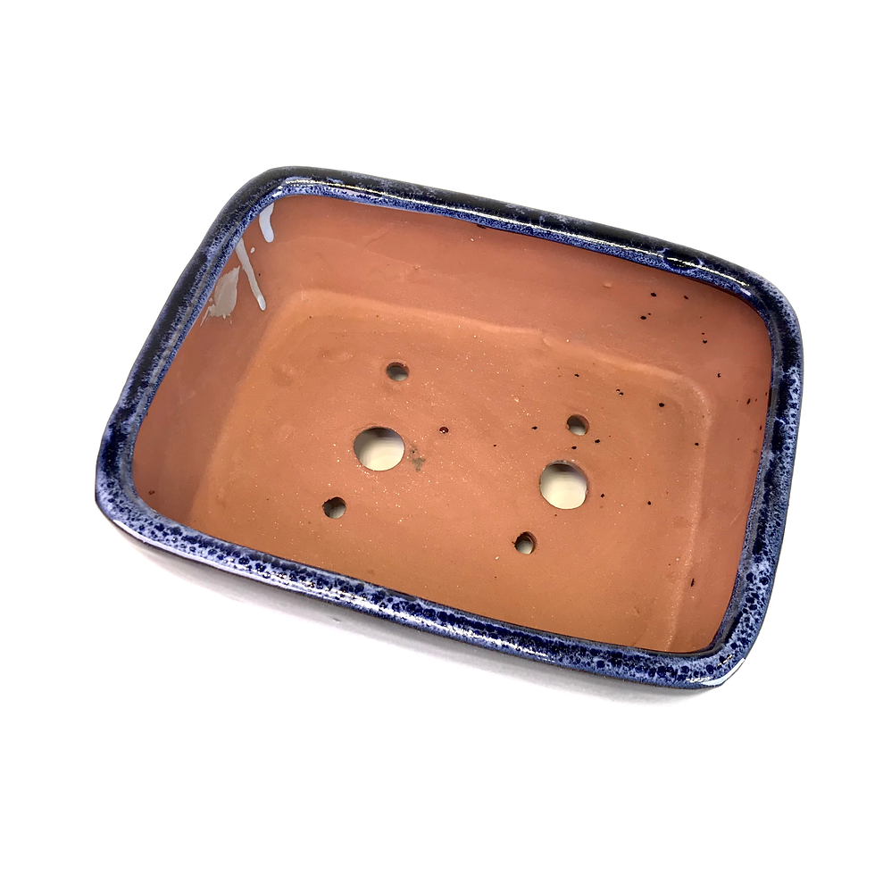 Miniature : 22 x 17 x 7 cm  Bleu