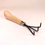 Miniature : CROC Manche bois 3 dents en fer de 170 mm   KANESHIN