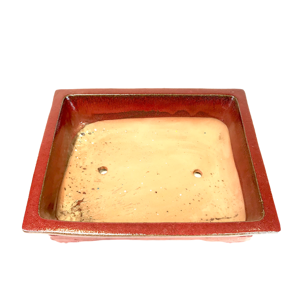 Miniature : 51 x 42 x 13 cm Rouge Céramique artisanale unique