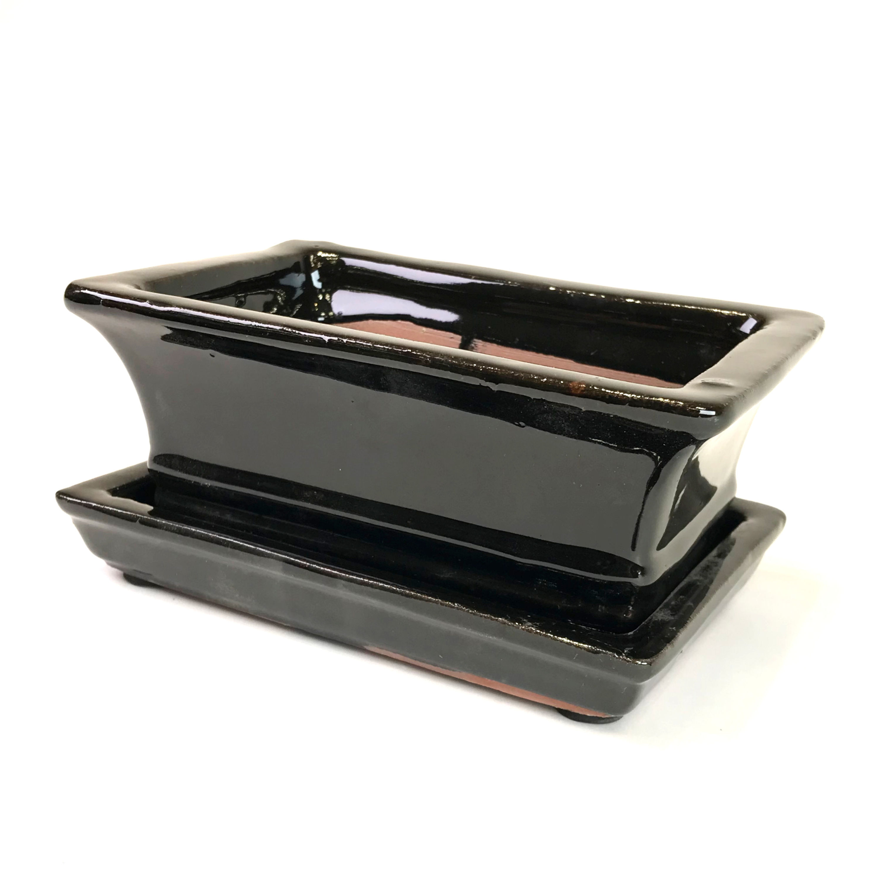 16 x 11 x 7 cm Noir inclus soucoupe