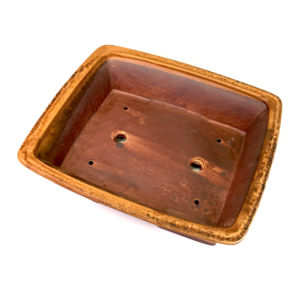 Miniature : 30 x 26 x 8 cm Marron Céramique artisanale unique