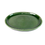 Miniature : Soucoupe verte en céramique ovale de 27 x 20 x 2 cm
