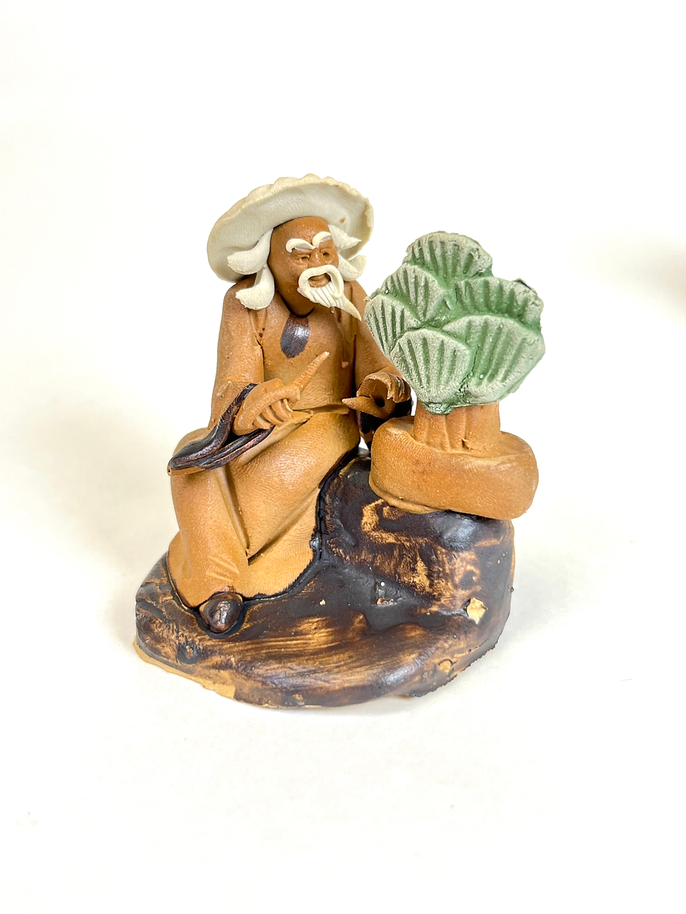 Bonsaika naturel tailleur de 6 cm de hauteur FIGURINE en terre cuite