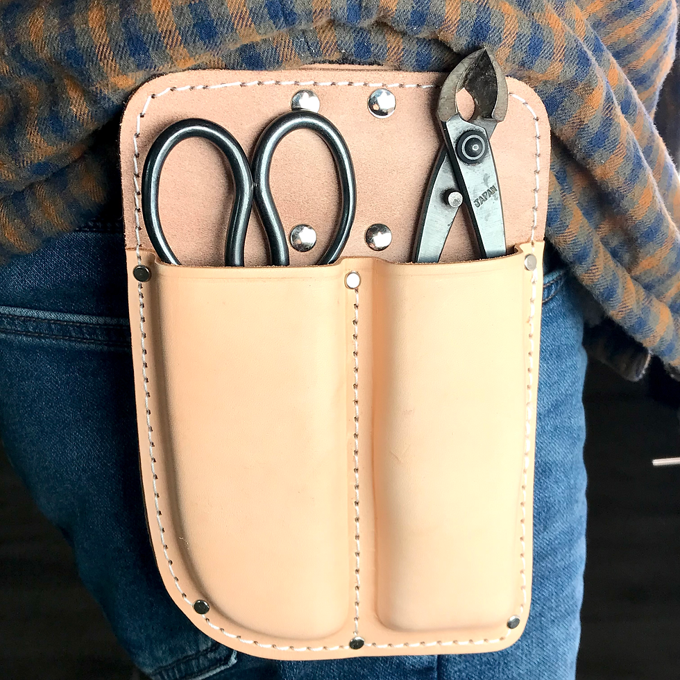 Miniature : HOLSTER double en Cuir 20 cm Japon KIKUWA