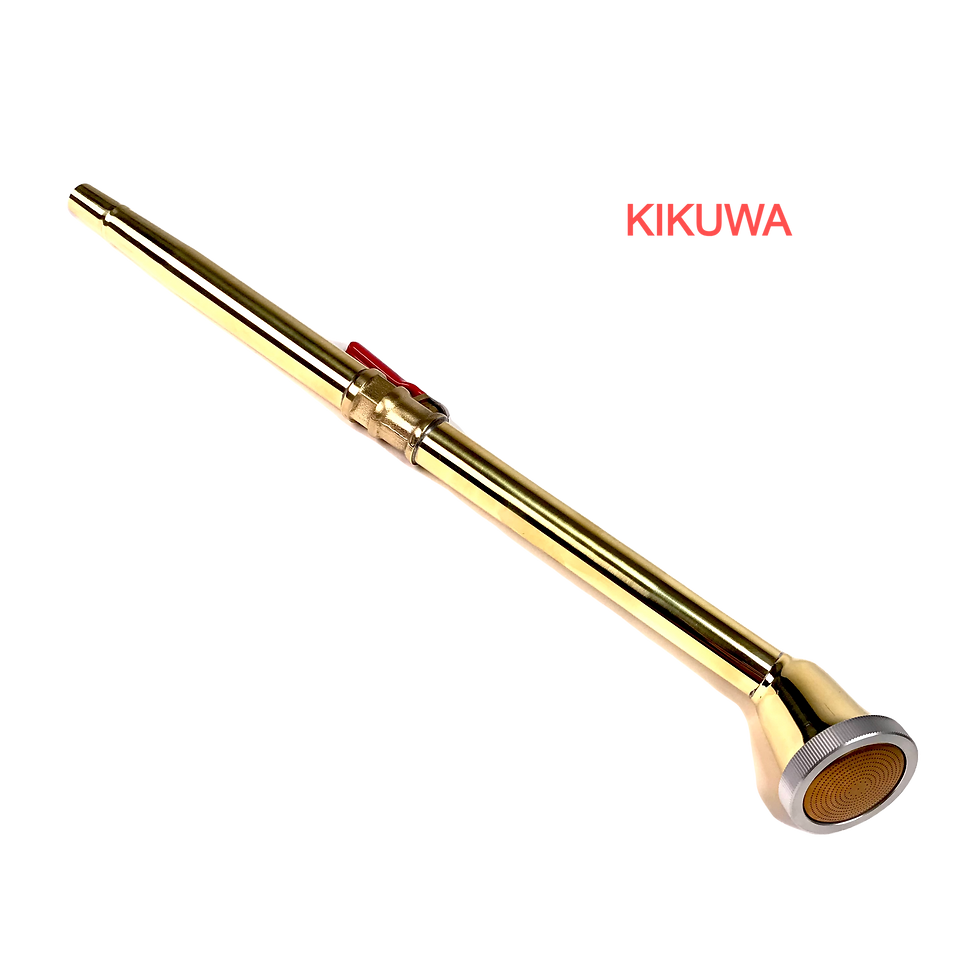 LANCE D'ARROSAGE Pluie fine Laiton/Cuivre 1/4 de tour 380 mm KIKUWA