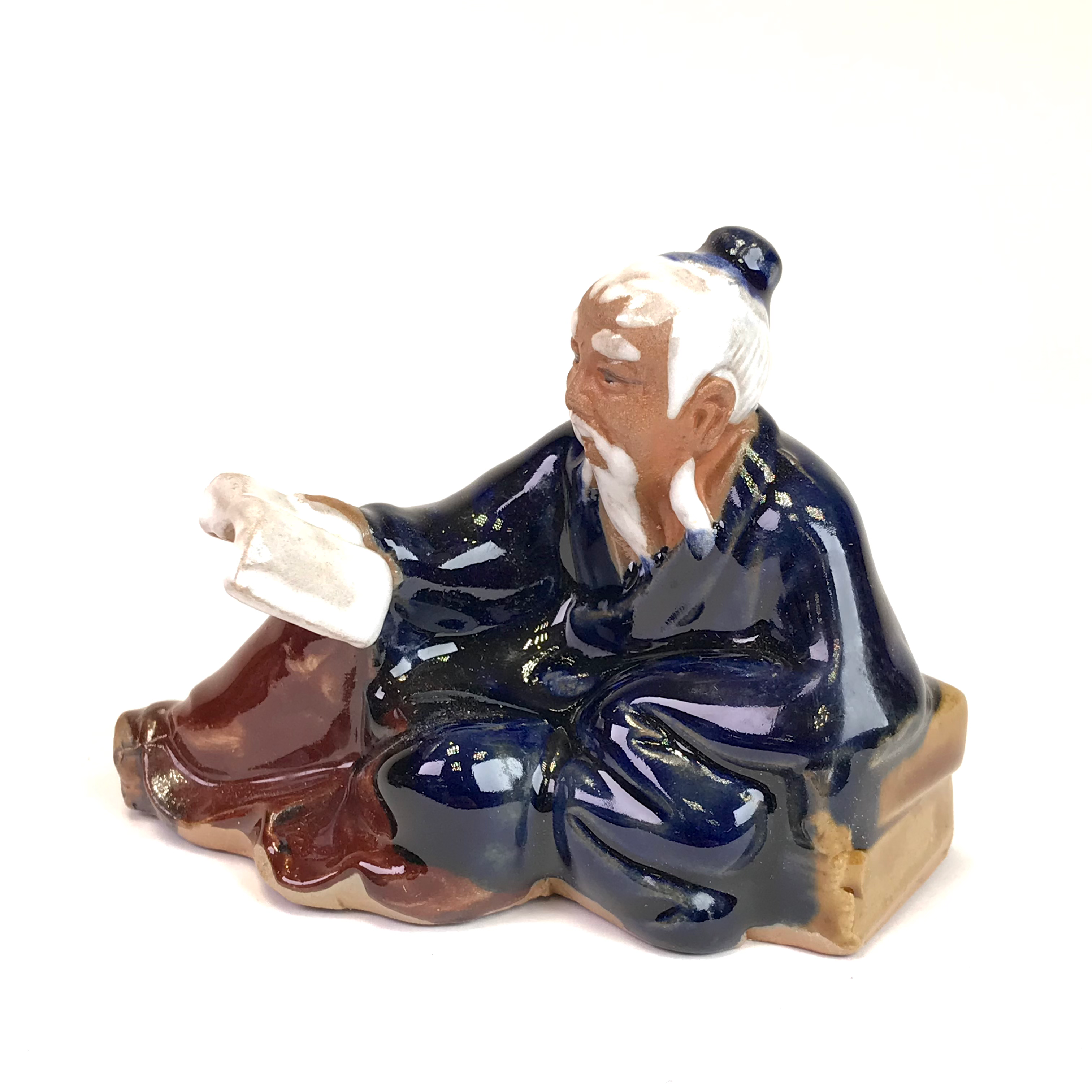 Lecteur 8 cm de hauteur FIGURINE en terre cuite