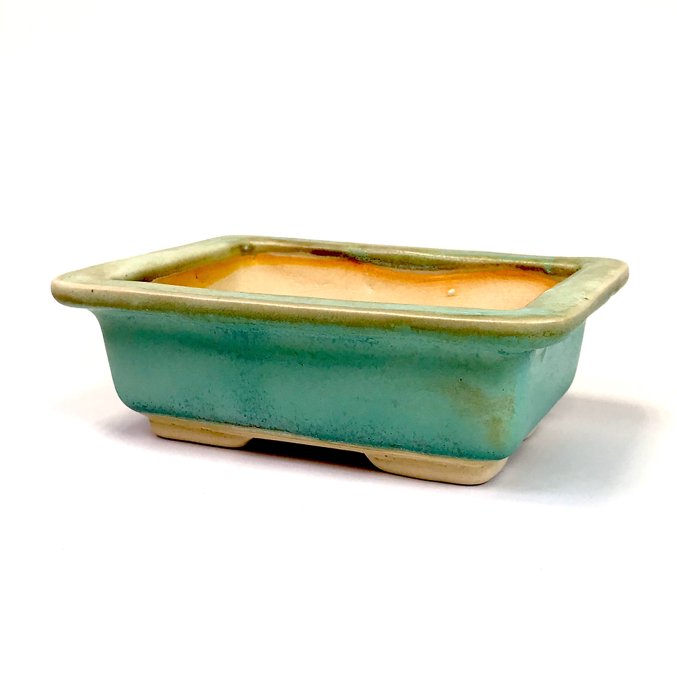 Miniature : 18 x 13 x 6 cm Verte Céramique artisanale unique IKIGAI