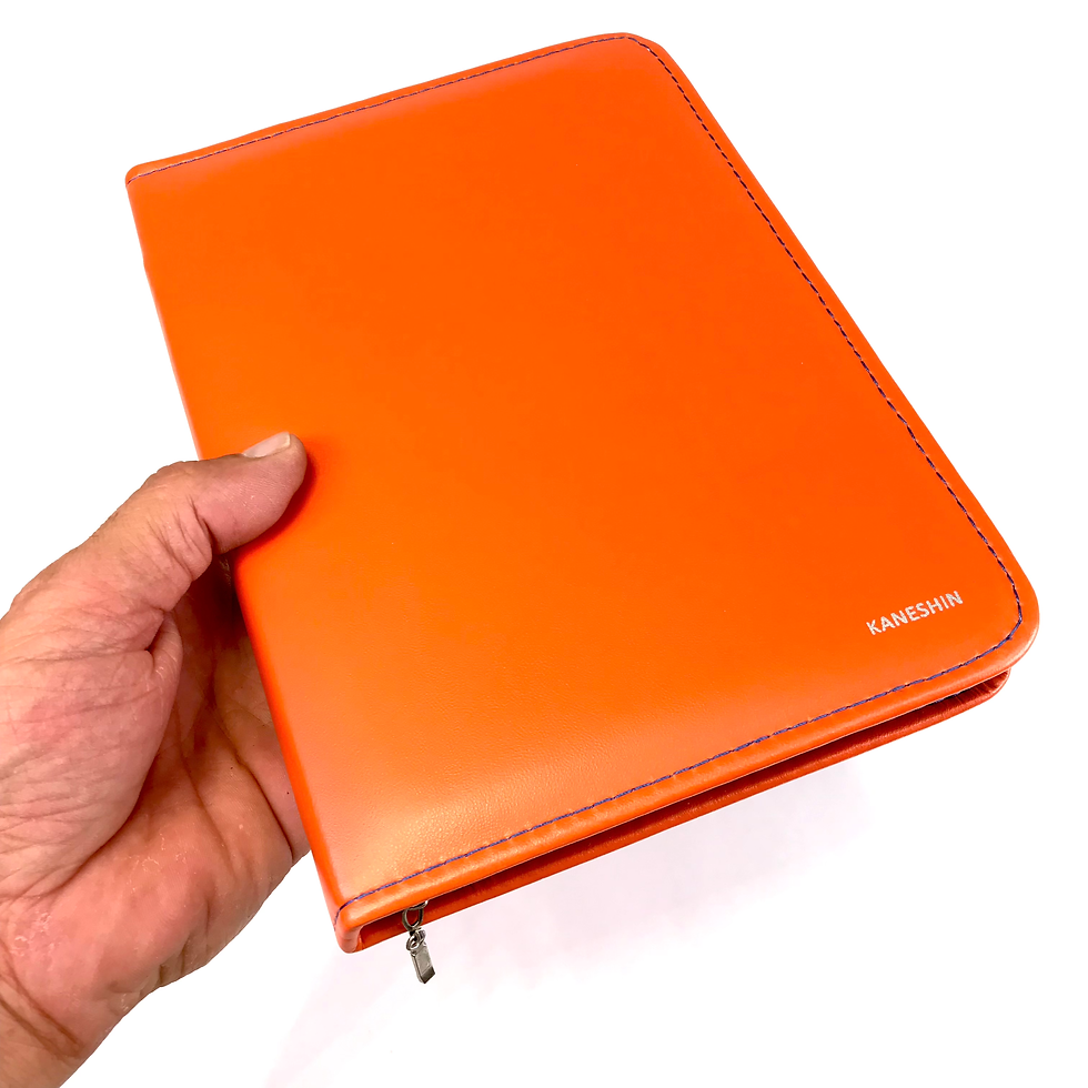 Miniature : TROUSSE à OUTILS originale vide 24 x 17,5 cm Orange KANESHIN  N°1507