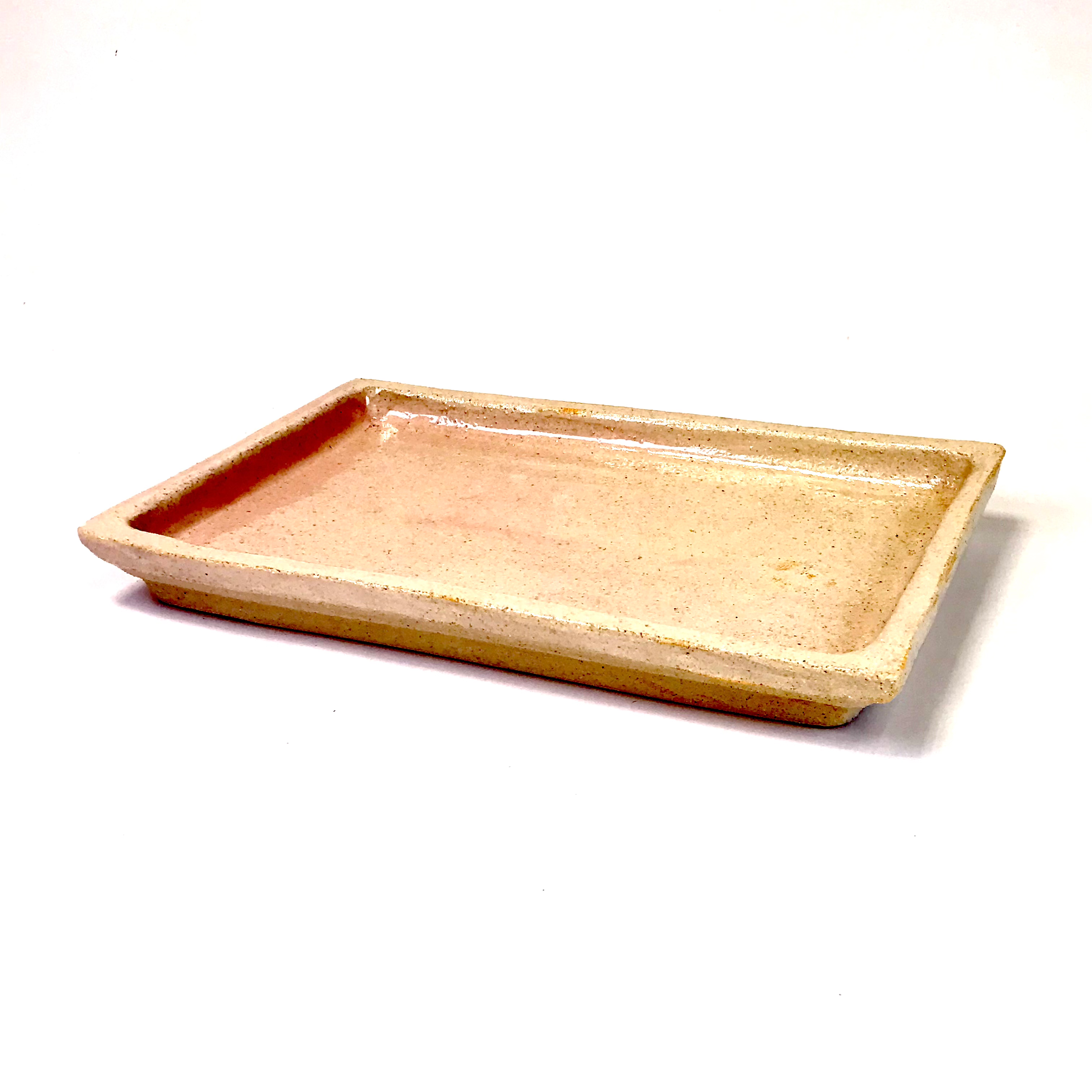 26 x 18 x 3 cm Soucoupe Rose Céramique artisanale IKIGAI