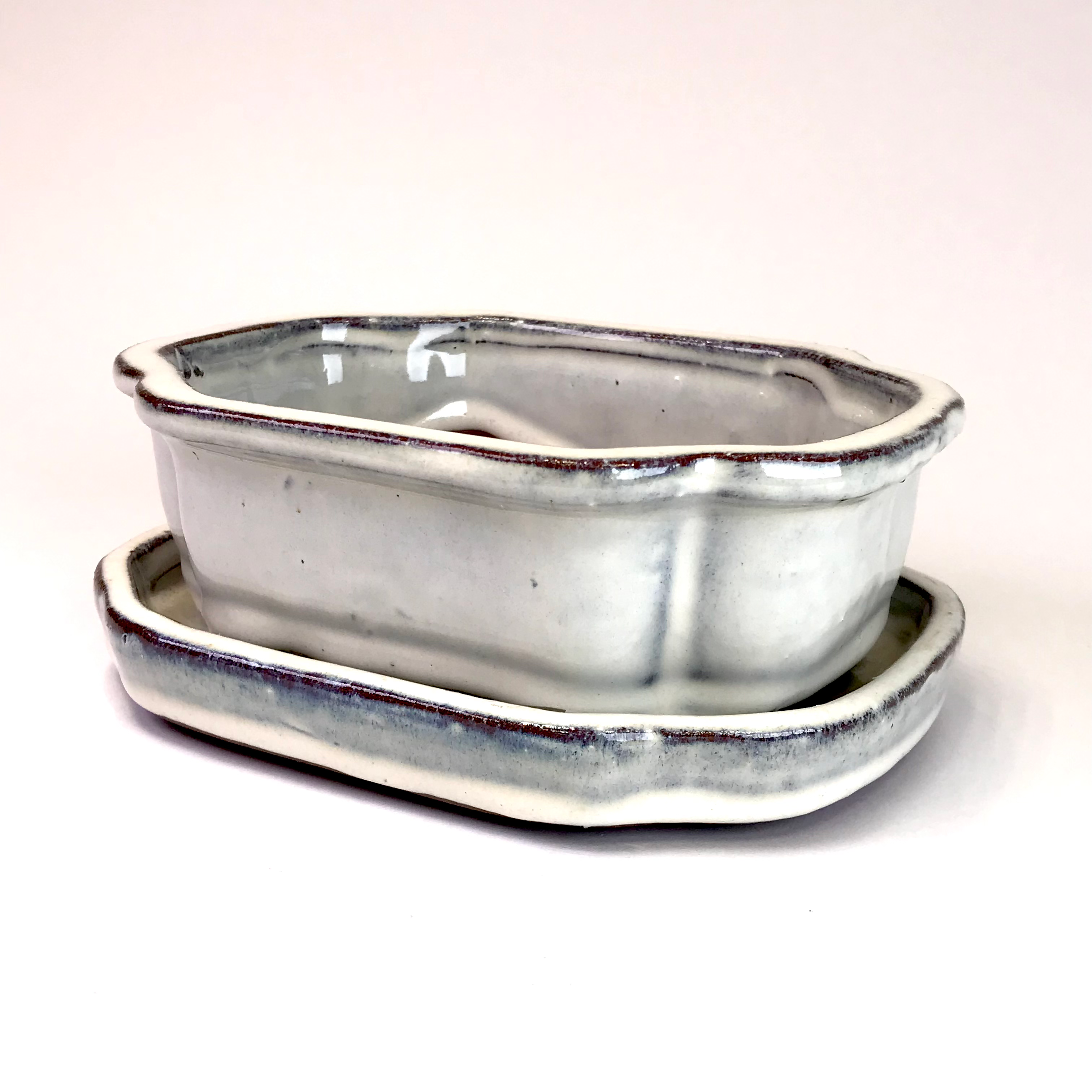 21 x 16 x 8 cm Ivoire inclus soucoupe